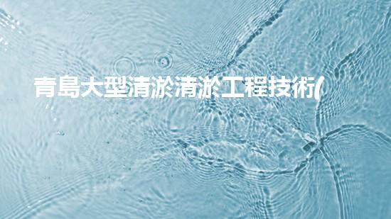 青島大型清淤清淤工程技術(shù)揭秘！如何高效處理水體污染征詢題？